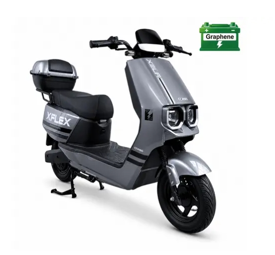 Купить Електричний мопед Corso Flex FL-548209-1 1500W 72V 35Ah (Сірий)  Фото 2