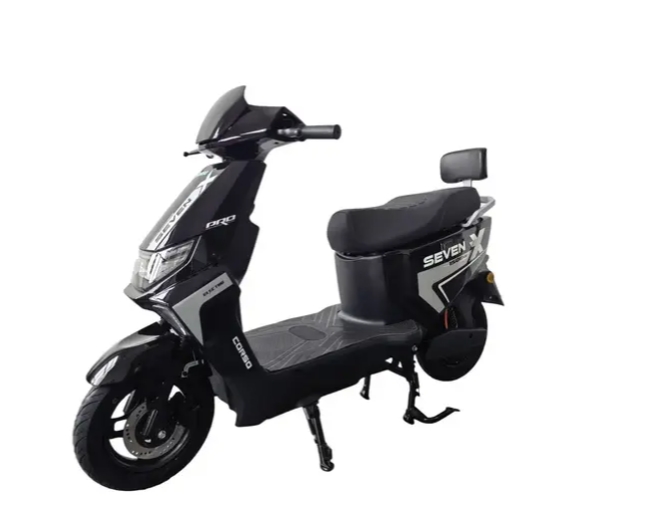 Купить Електромопед Corso SevenX SX-309178 (72V/30Ah LiFePO4, 1500W) чорний  Фото 1
