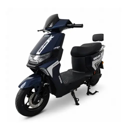 Купить Електромопед Corso SevenX SX-228170 (72V/30Ah LiFePO4, 1500W) синій  Фото 1