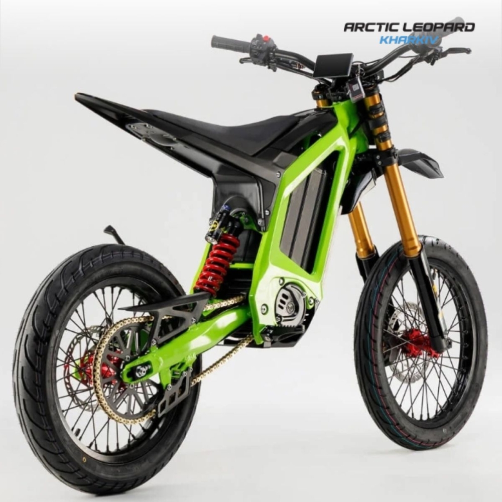 Купить Arctic Leopard Motard XF Pro Super Green GOLD SHOCK  Фото 3